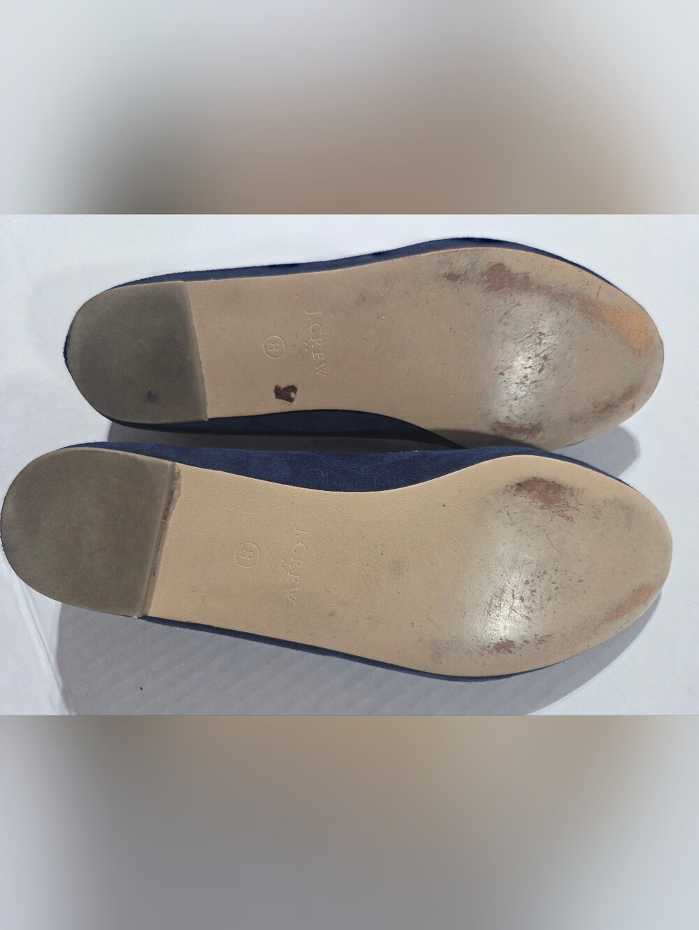 Women’s Navy Suede Slip-On Loafers - Picture 5 of 7